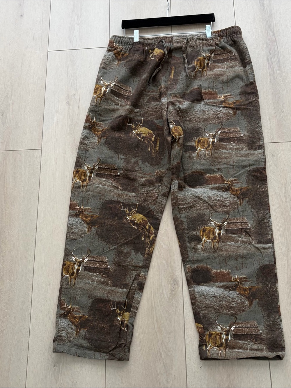 Canyon Guide Outfitters Deer Wildlife Print Lounge Pajama Pants Men’s XL Vintage - Picture 2 of 7